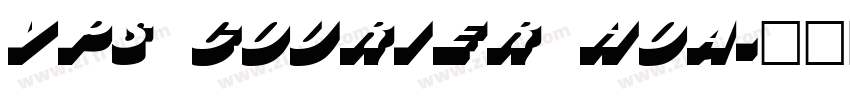 VPS Courier Hoa字体转换